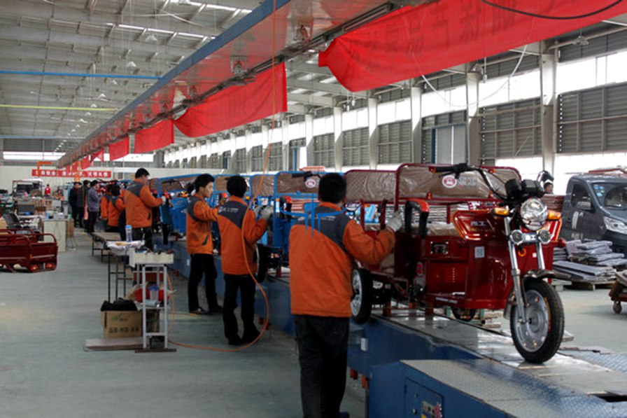 上海三轮车生产线